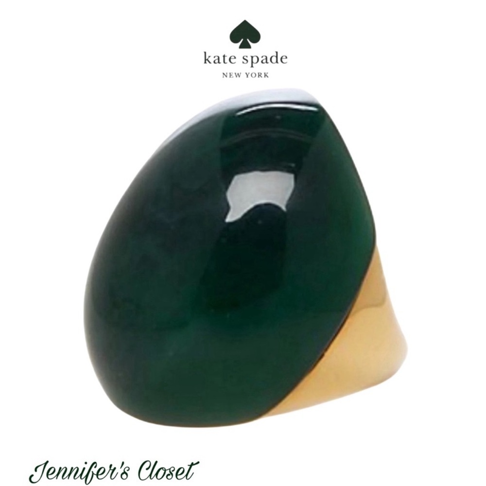 KATE SPADE RING NWT / Gold-Tone Stone Ring Sz 7 / NWT
